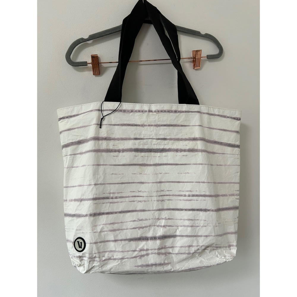 Vuori x Aloha Collection Day Tripper Tote Women White Purple Tie Dye Athleisure